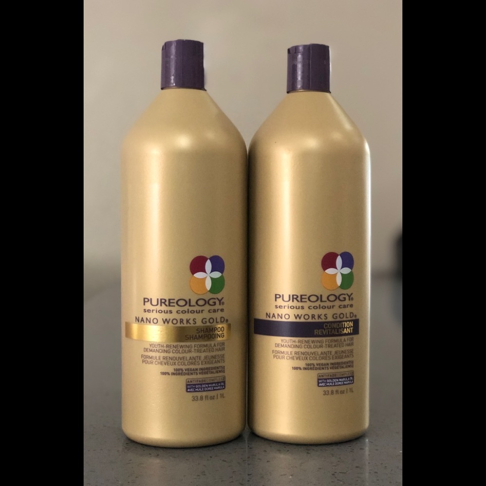 Pureology Nano Works Gold Shampoo/Cond set